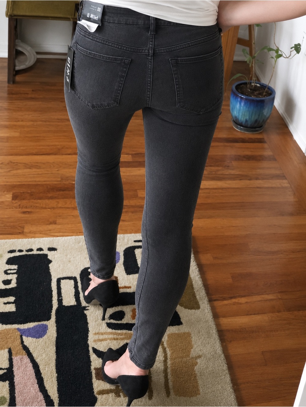 NWT SIWY Felicity Low Rise Skinny Jean • Thunderstorm • Grey Stretch Denim • 30 - Picture 6 of 16